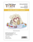 Spellbinders - House-Mouse Heart and Soul Collection - Cling Stamps - Stitched with Love-ScrapbookPal