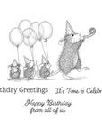 Spellbinders - House-Mouse Party Parade Collection - Cling Stamps - Party Parade-ScrapbookPal