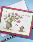 Spellbinders - House-Mouse Rare Bloom Collection - Cling Stamps - Rare Bloom-ScrapbookPal