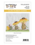Spellbinders - House-Mouse Spring Collection - Cling Stamps - Spring Rain-ScrapbookPal