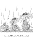 Spellbinders - House-Mouse Spring Collection - Cling Stamps - Spring Rain-ScrapbookPal