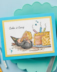 Spellbinders - House-Mouse Summer Fun Collection - Cling Stamps - Sweet Birthday-ScrapbookPal