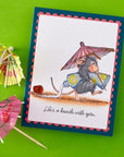 Spellbinders - House-Mouse Sunflower Walk Collection - Cling Stamps - Fun in the Sun-ScrapbookPal