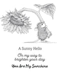 Spellbinders - House-Mouse Sunflower Walk Collection - Cling Stamps - Sunflower Walk-ScrapbookPal