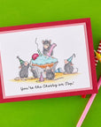 Spellbinders - House-Mouse Sunflower Walk Collection - Cling Stamps - The Cherry on Top-ScrapbookPal