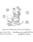 Spellbinders - House-Mouse Tree-mendous Christmas Collection - Cling Stamps - Jingle Bell Wishes-ScrapbookPal