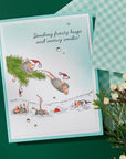 Spellbinders - House-Mouse Tree-mendous Christmas Collection - Cling Stamps - Snowy Smiles-ScrapbookPal