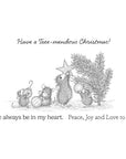 Spellbinders - House-Mouse Tree-mendous Christmas Collection - Cling Stamps - Tree-mendous Christmas-ScrapbookPal