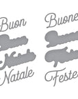 Spellbinders - International Holiday Sentiments Collection - Dies - Italian Holiday Sentiments-ScrapbookPal