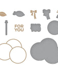 Spellbinders - It’s My Party - Glimmer Hot Foil Plate & Die Set - Party Balloons Bouquet-ScrapbookPal