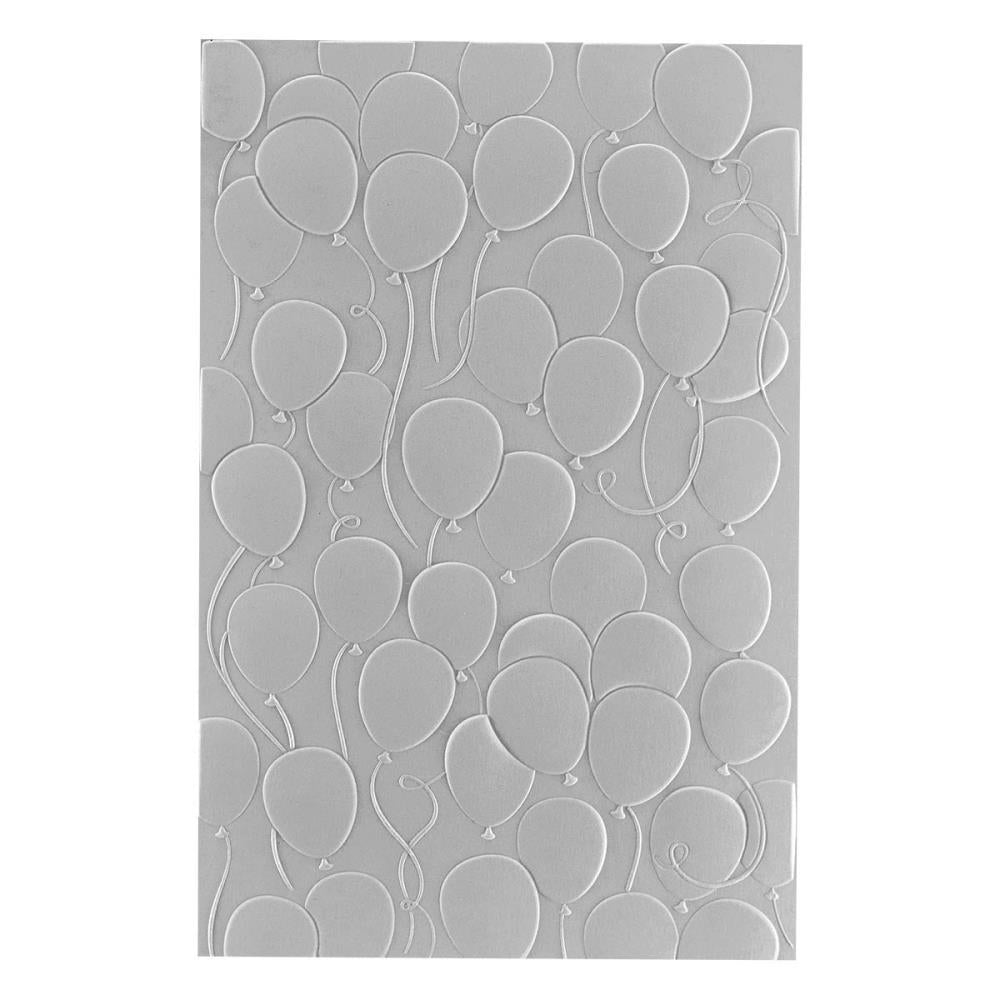 Spellbinders - It’s My Party Too - 3D Embossing Folder - Floating Balloons-ScrapbookPal