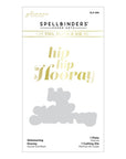 Spellbinders - It’s My Party Too - Glimmer Hot Foil Plate & Die Set - Glimmering Hooray-ScrapbookPal