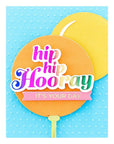Spellbinders - It’s My Party Too - Glimmer Hot Foil Plate & Die Set - Glimmering Hooray-ScrapbookPal