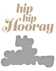 Spellbinders - It’s My Party Too - Glimmer Hot Foil Plate & Die Set - Glimmering Hooray-ScrapbookPal