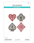 Spellbinders - Jack of All Trades Collection - Dies - Kaleidoscope Noble Suits-ScrapbookPal