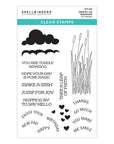 Spellbinders - Jump for Joy Collection - Clear Stamps - Jump for Joy Sentiments-ScrapbookPal