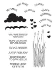 Spellbinders - Jump for Joy Collection - Clear Stamps - Jump for Joy Sentiments-ScrapbookPal