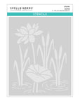 Spellbinders - Jump for Joy Collection - Stencils - Lily Pad-ScrapbookPal