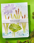 Spellbinders - Jump for Joy Collection - Stencils - Lily Pad-ScrapbookPal