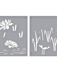 Spellbinders - Jump for Joy Collection - Stencils - Lily Pad-ScrapbookPal