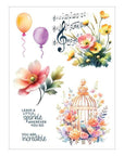 Spellbinders - Just Add Cake Collection - Rub-Ons - Happiest Day-ScrapbookPal