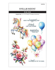 Spellbinders - Just Add Cake Collection - Rub-Ons - Happiest Day-ScrapbookPal