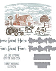 Spellbinders - Justine's Farm Collection - Registration Press Plates & Dies - Farm Sweet Farm-ScrapbookPal