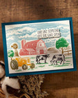 Spellbinders - Justine's Farm Collection - Registration Press Plates & Dies - Farm Sweet Farm-ScrapbookPal