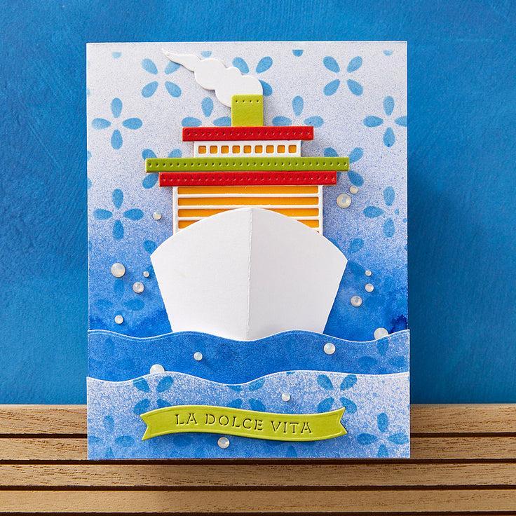 Spellbinders - La Dolce Vita Collection - Dies - La Dolce Vita Banners-ScrapbookPal