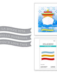 Spellbinders - La Dolce Vita Collection - Dies - La Dolce Vita Banners-ScrapbookPal