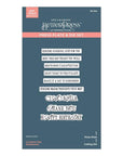 Spellbinders - La Dolce Vita Collection - Press Plate & Dies - La Dolce Vita Sentiments-ScrapbookPal