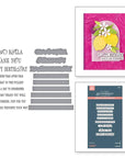 Spellbinders - La Dolce Vita Collection - Press Plate & Dies - La Dolce Vita Sentiments-ScrapbookPal