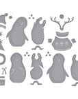 Spellbinders - Let It Snow Collection - Dies - Playful Penguins-ScrapbookPal