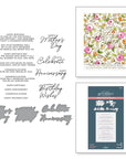 Spellbinders - Let's Celebrate Collection - Press Plate & Dies - Let's Celebrate Sentiments-ScrapbookPal