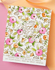 Spellbinders - Let's Celebrate Collection - Press Plate - Floral Celebration-ScrapbookPal