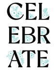 Spellbinders - Let's Celebrate Collection - Registration Press Plate - Celebrate Flowers-ScrapbookPal