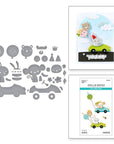 Spellbinders - Little Smiles Collection - Dies - Go Kart Go-ScrapbookPal