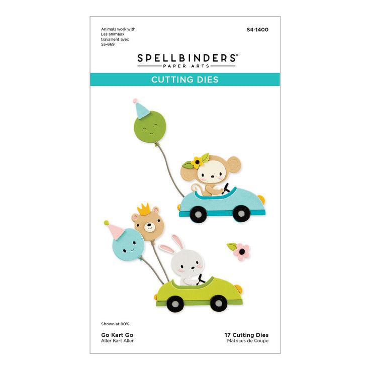 Spellbinders - Little Smiles Collection - Dies - Go Kart Go-ScrapbookPal
