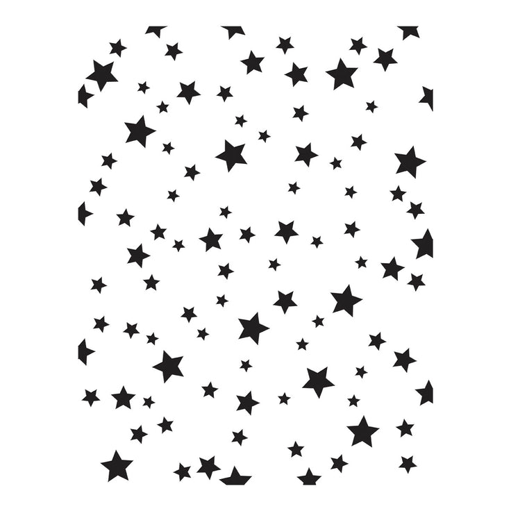 Spellbinders - Little Smiles Collection - Press Plate - Falling Stars-ScrapbookPal