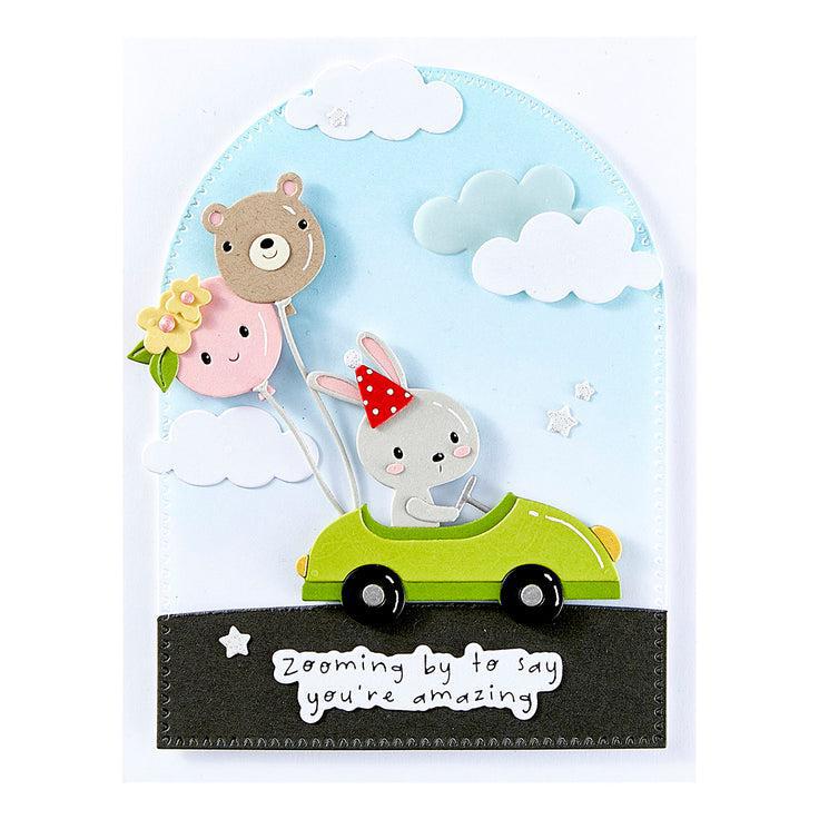 Spellbinders - Little Smiles Collection - Press Plates & Dies - Little Smiles Sentiments-ScrapbookPal