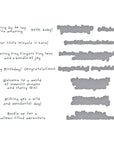 Spellbinders - Little Smiles Collection - Press Plates & Dies - Little Smiles Sentiments-ScrapbookPal
