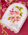 Spellbinders - Magical Fuschia Collection - Stencils - Layered Magical Fuchsia-ScrapbookPal