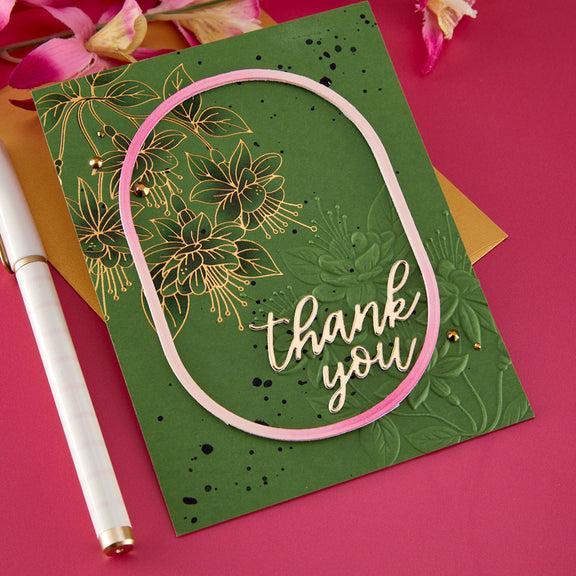 Spellbinders - Magical Fuschia Collection - Letterpress + Foil