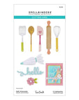 Spellbinders - Make It & Bake It Collection - Dies - Fluff, Frost & Roll-ScrapbookPal