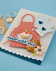 Spellbinders - Make It & Bake It Collection - Dies - Made With Love-ScrapbookPal