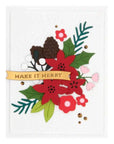 Spellbinders - Make It Merry Collection - Dies - Make It Merry Florals-ScrapbookPal