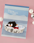 Spellbinders - Merry Mayhem Collection - Clear Stamp & Dies - Snow Done-ScrapbookPal