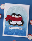 Spellbinders - Merry Mischief Collection - Clear Stamps & Dies - Cozy Waddles-ScrapbookPal