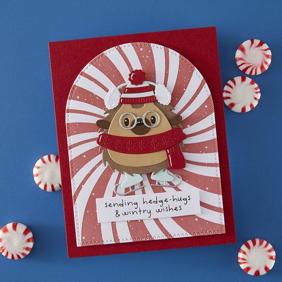 Spellbinders - Merry Mischief Collection - Press Plates - Peppermint Twist-ScrapbookPal