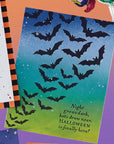 Spellbinders - Midnight Mischief Collection - Letterpress + Foil Plate - Winged Shadows-ScrapbookPal